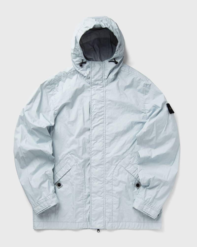 Stone Island BREATHABLE WATER-RESISTANT HOODED JACKET men Windbreaker blue in Größe:L von Stone Island