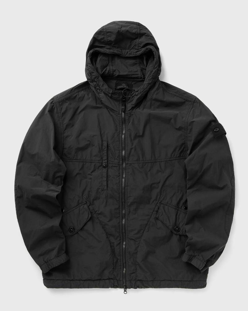Stone Island CAPOSPALLA GHOST PIECE JACKET men Windbreaker black in Größe:L von Stone Island