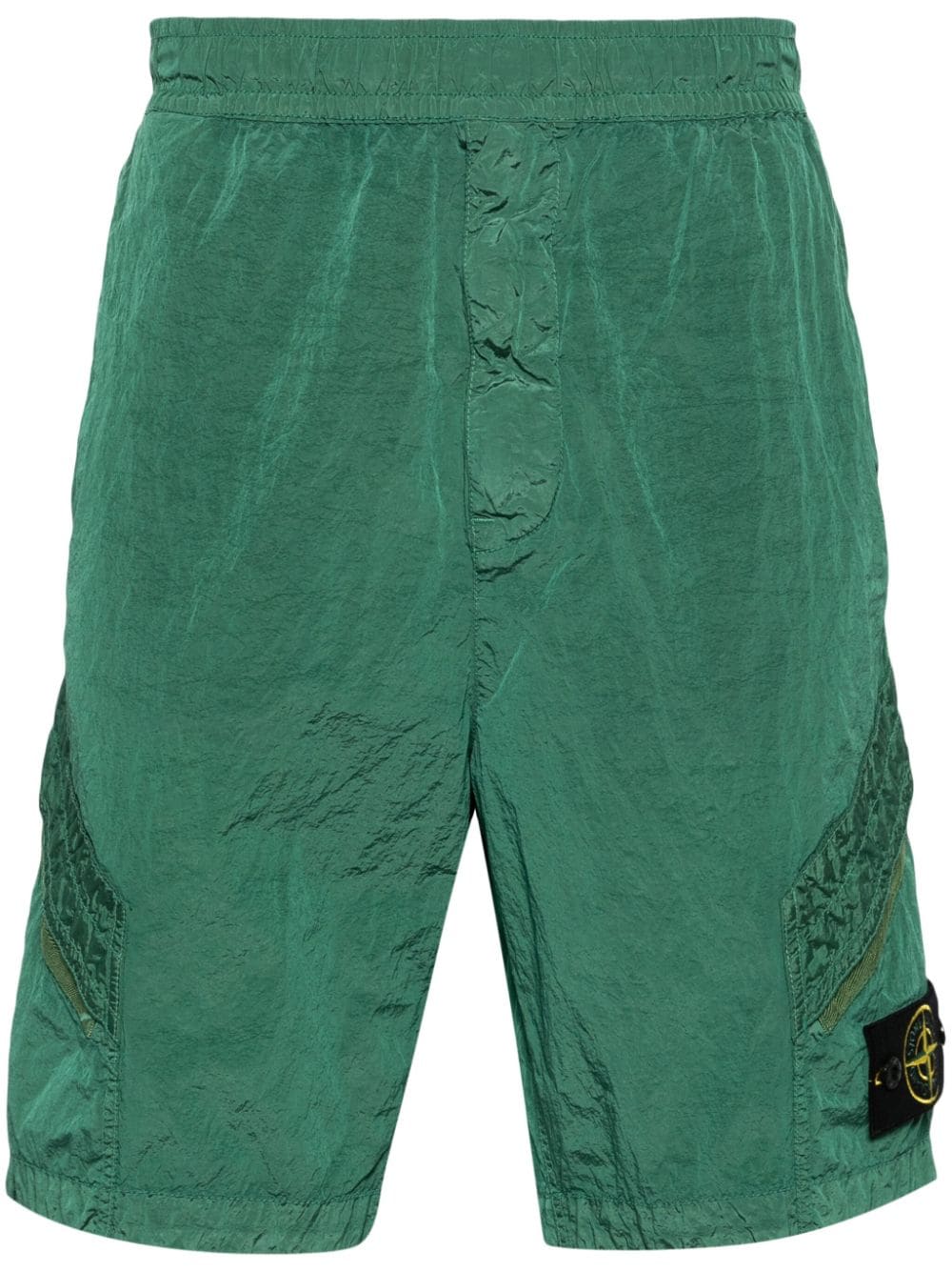 Stone Island Cargo-Bermudas im Metallic-Look - Grün von Stone Island