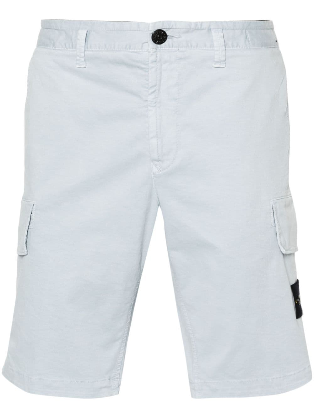 Stone Island Cargo-Shorts mit Kompass-Patch - Blau von Stone Island