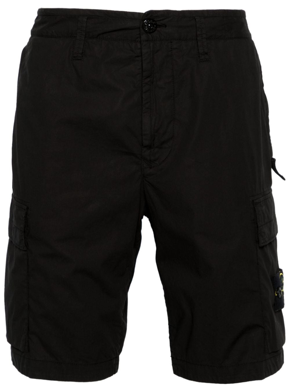 Stone Island Cargo-Shorts mit Kompass-Patch - Schwarz von Stone Island