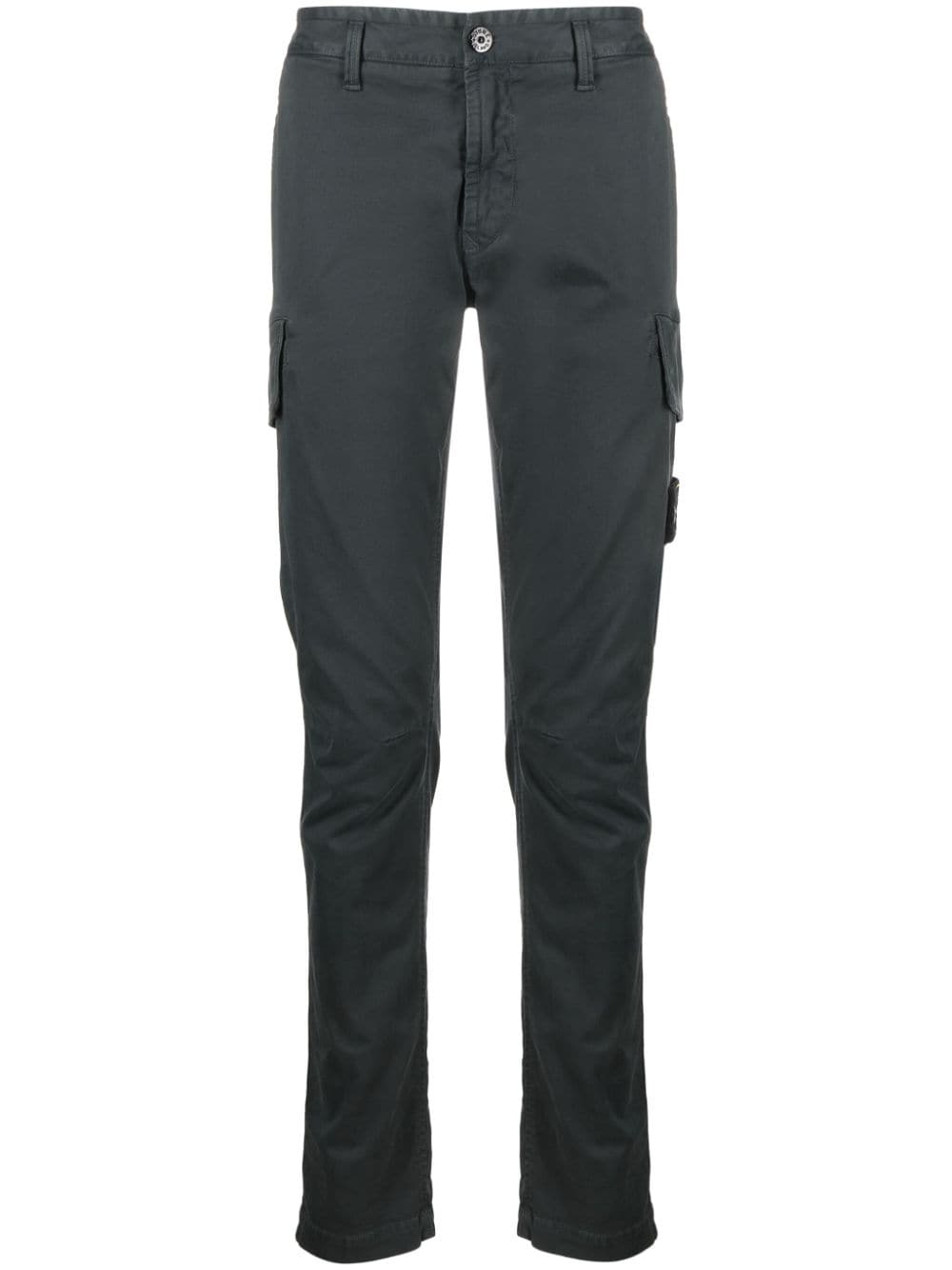 Stone Island Cargohose aus Twill - Grau von Stone Island