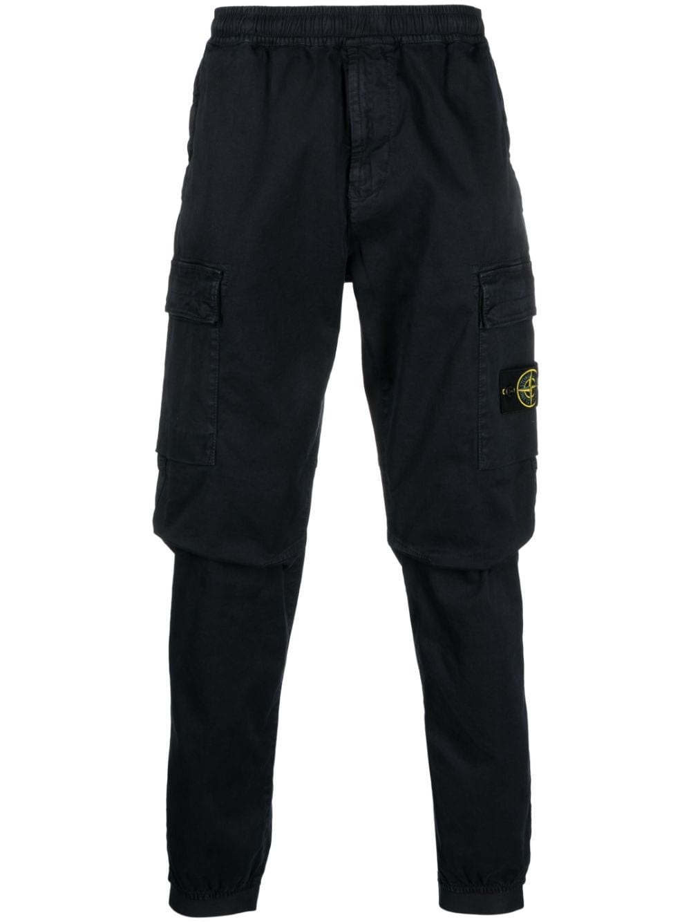 Stone Island Cargohose mit Kompass-Patch - Blau von Stone Island