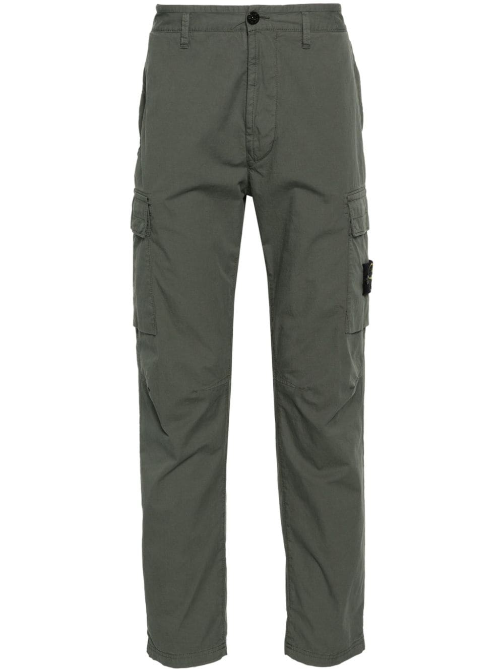 Stone Island Cargohose mit Kompass-Patch - Grün von Stone Island