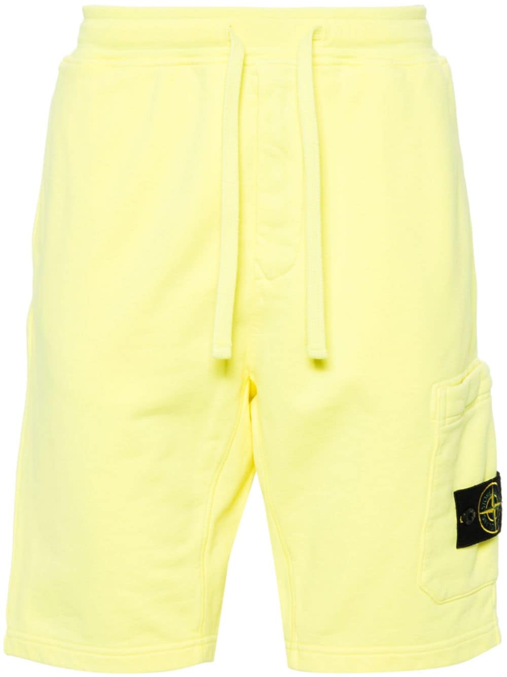 Stone Island Joggingshorts mit Kompass-Patch - Gelb von Stone Island