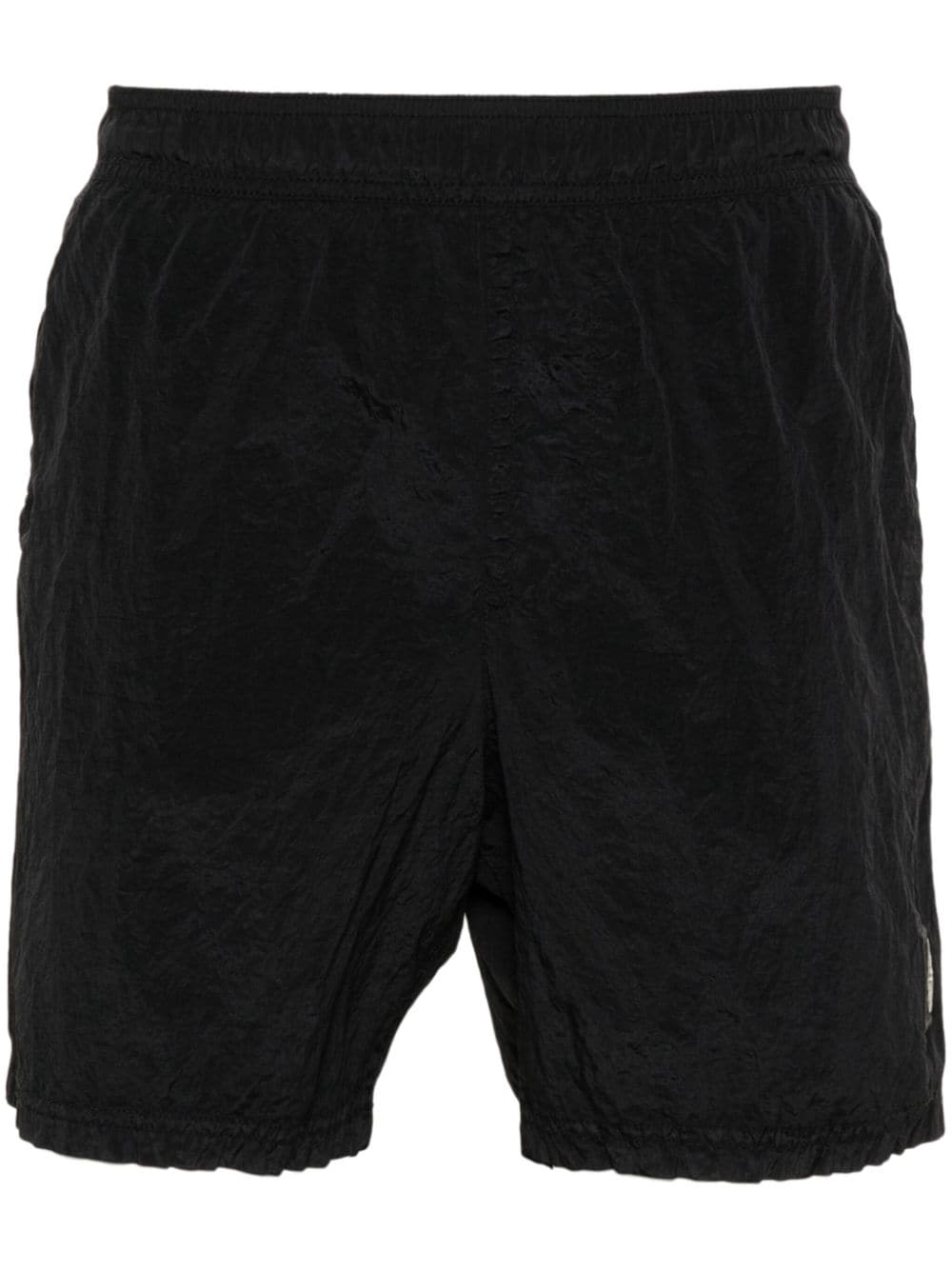 Stone Island Shorts mit Kompass-Patch - Schwarz von Stone Island