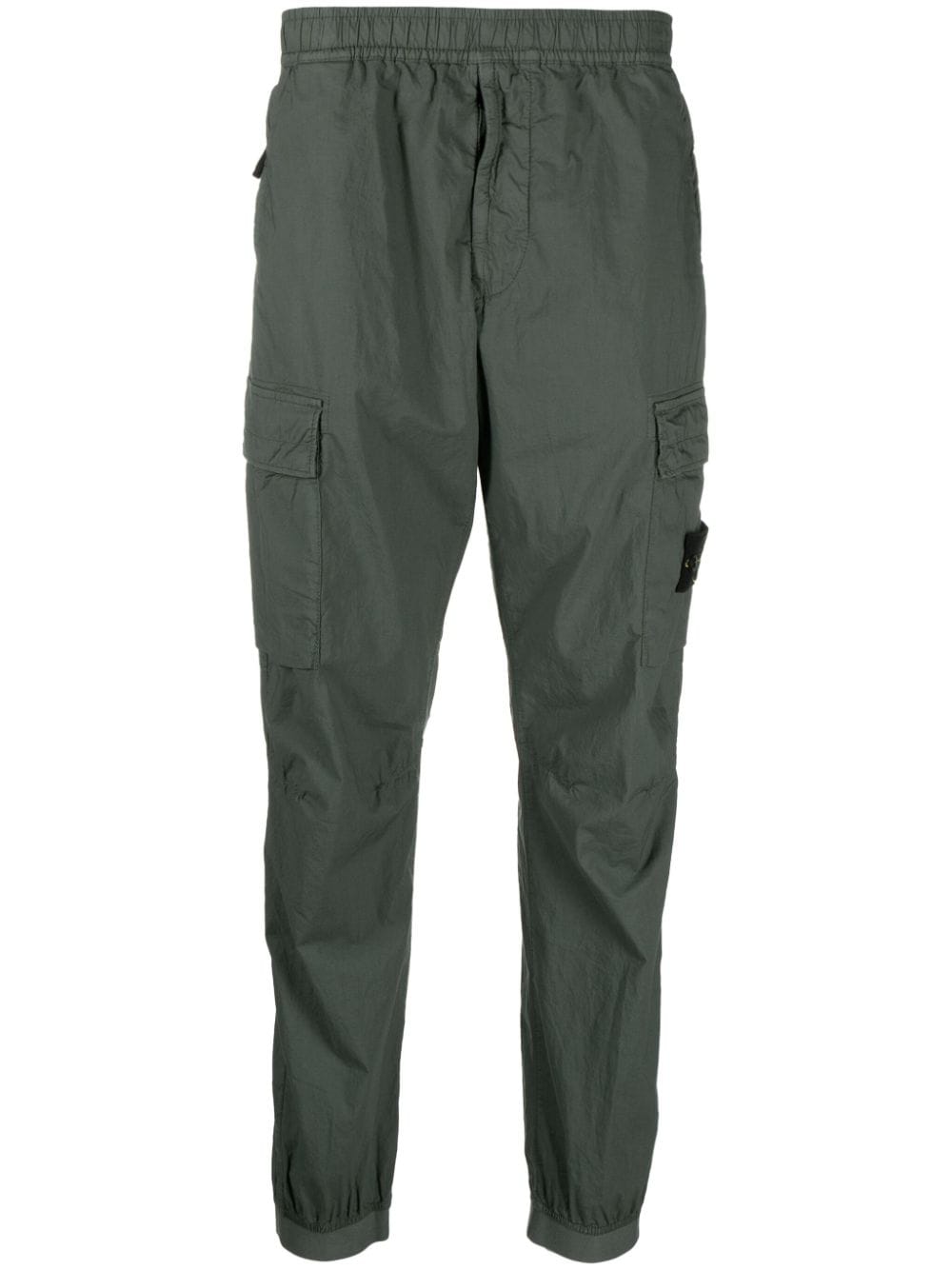 Stone Island Tapered-Cargohose mit Kompass-Patch - Grün von Stone Island