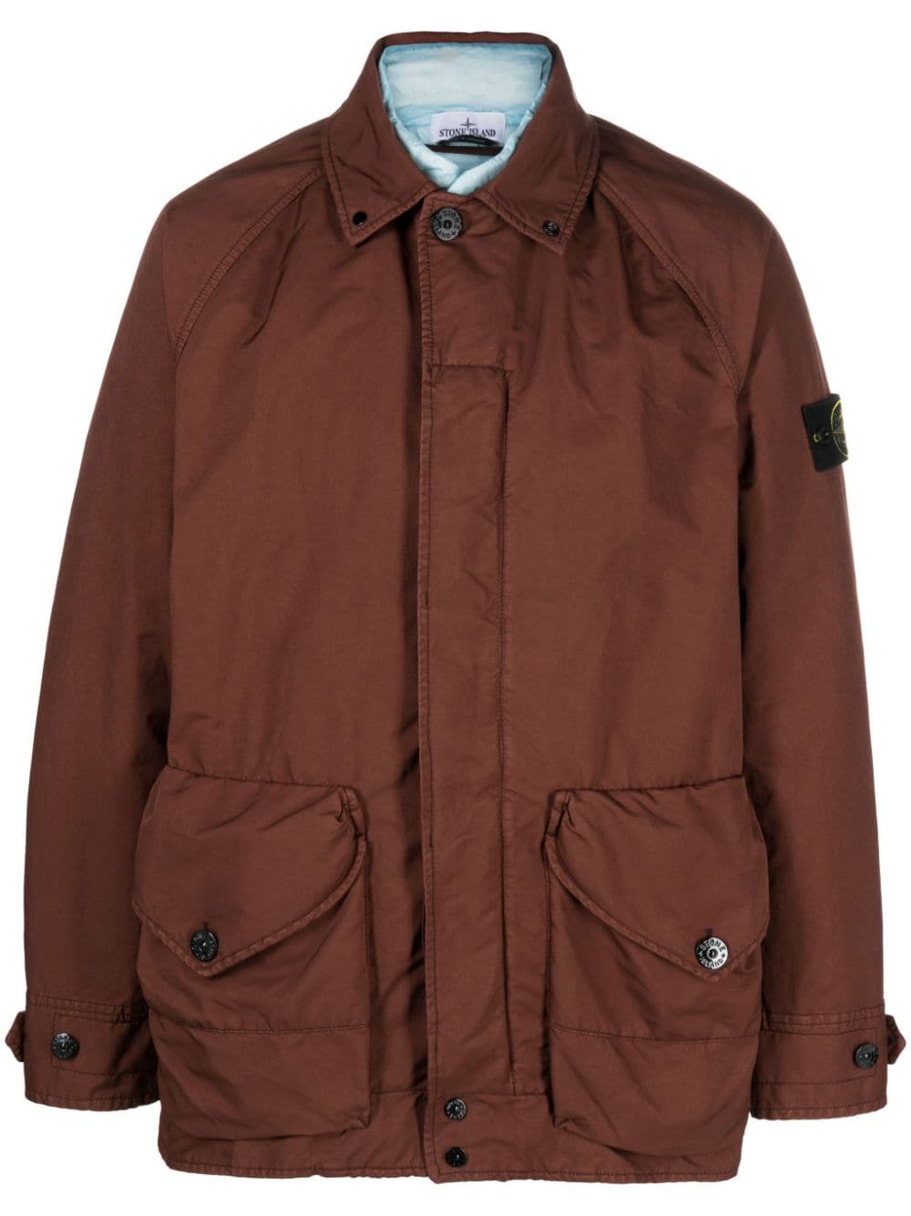 Stone Island Daunenjacke mit Kompass - Braun von Stone Island