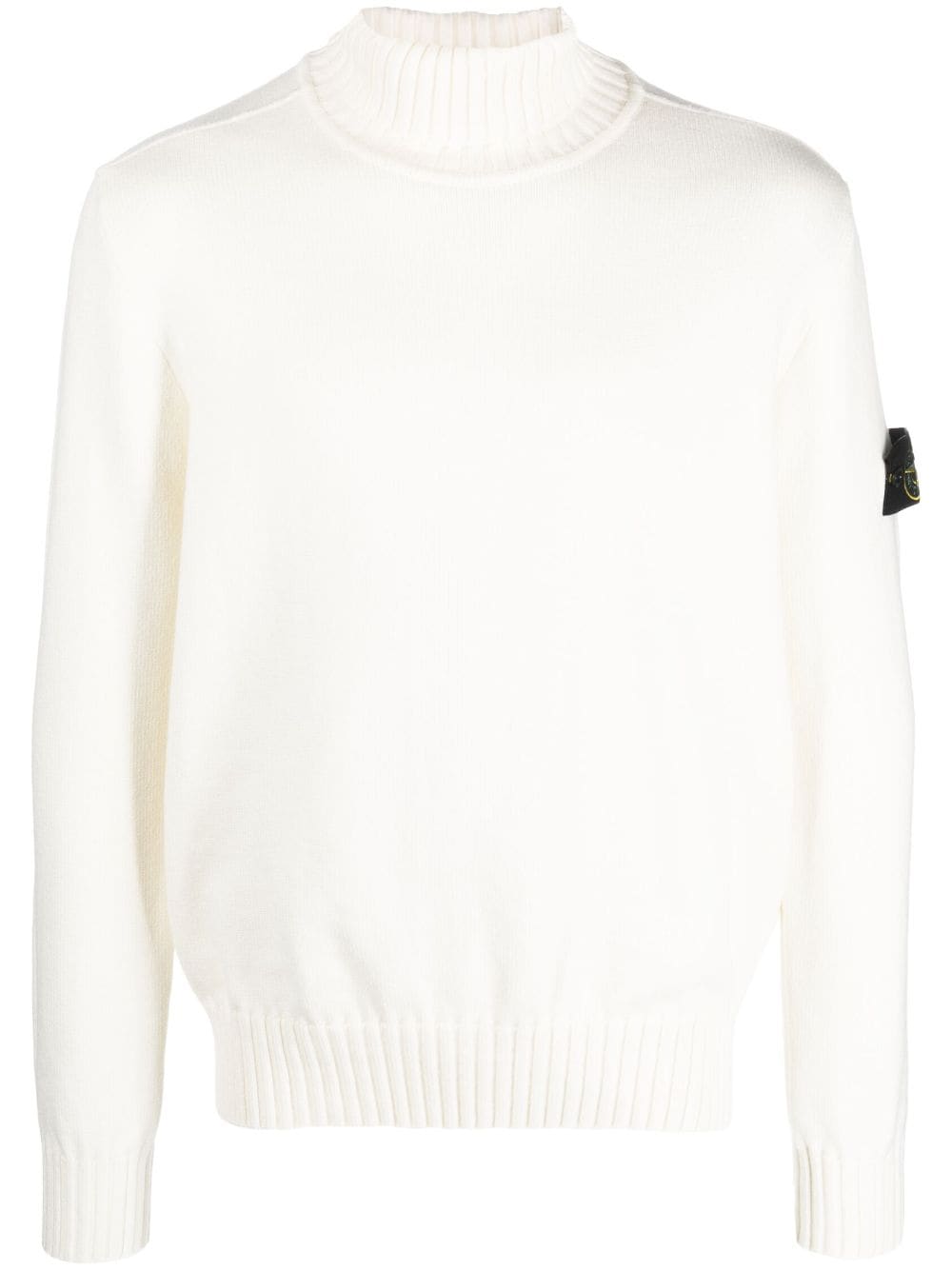 Stone Island Rollkragenpullover mit Kompass - Nude von Stone Island