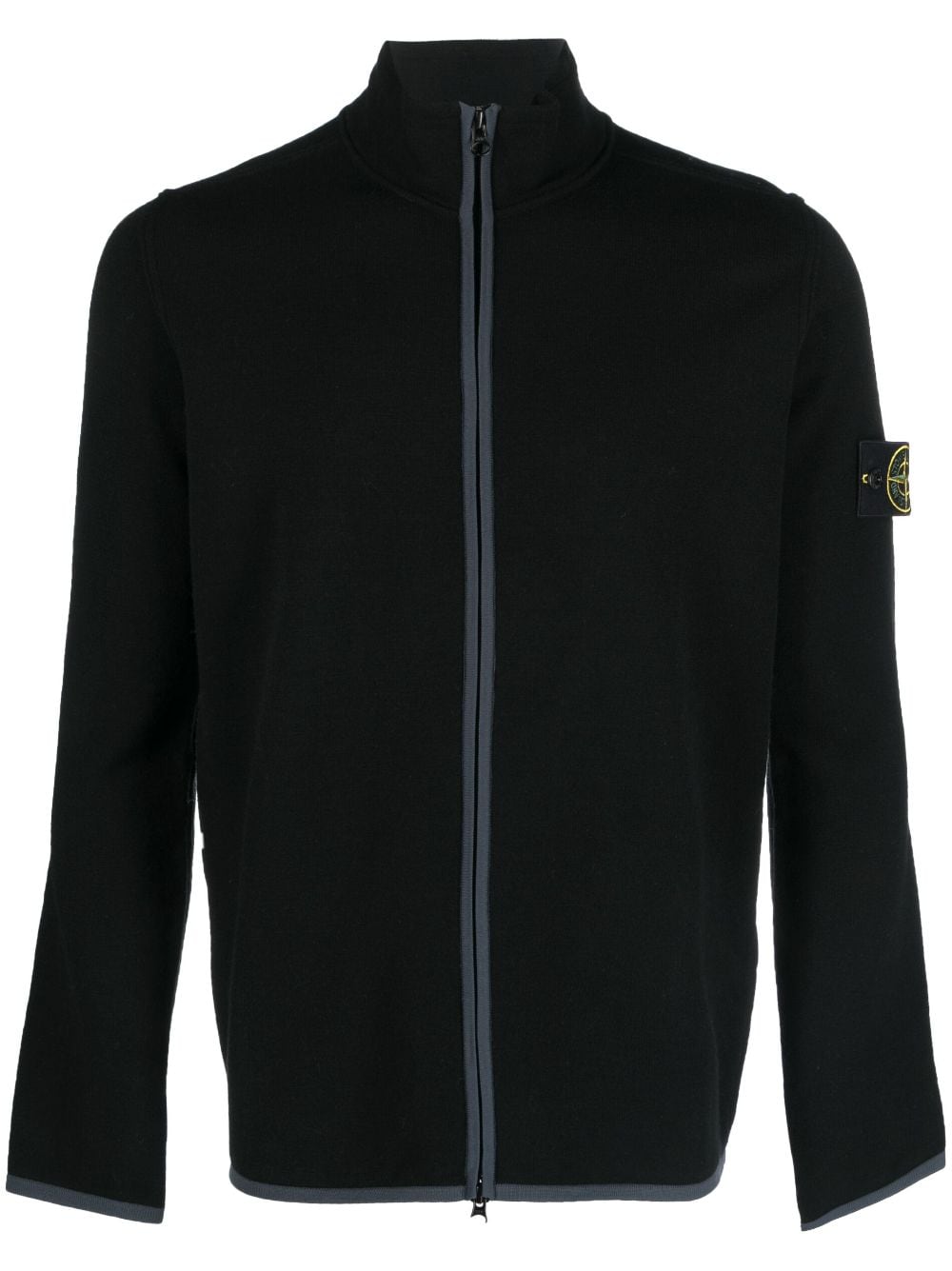 Stone Island Cardigan mit Kompass - Schwarz von Stone Island