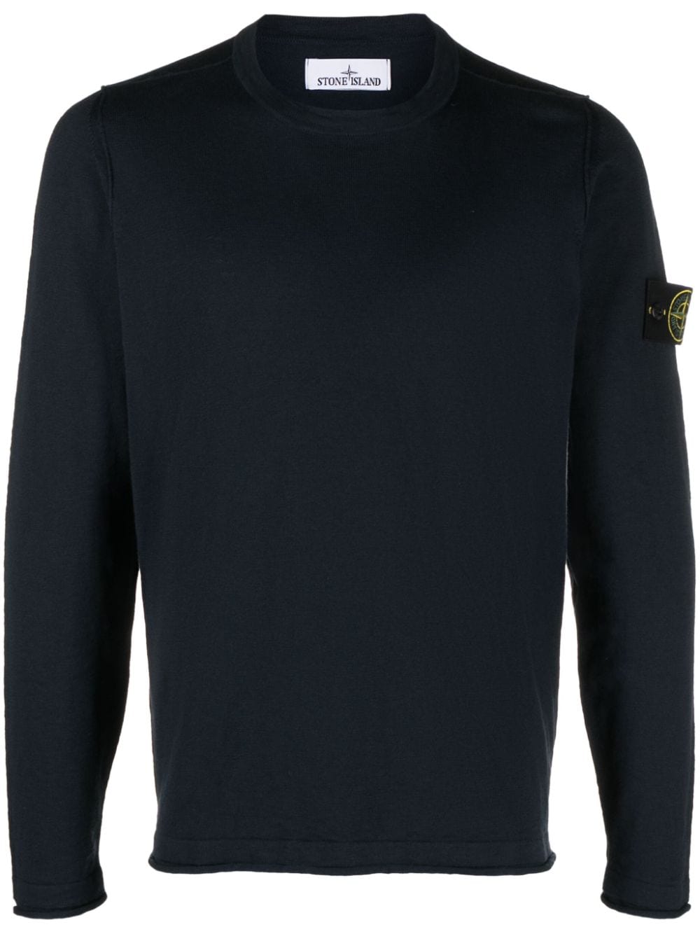 Stone Island Pullover mit Kompass-Patch - Blau von Stone Island