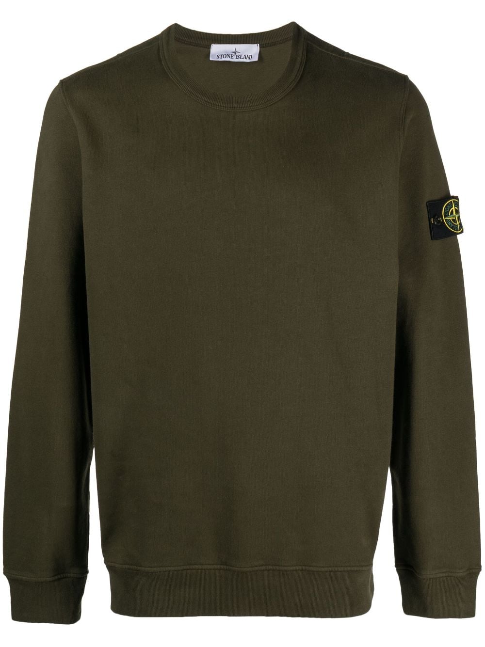 Stone Island Sweatshirt mit Kompass-Patch - Grün von Stone Island