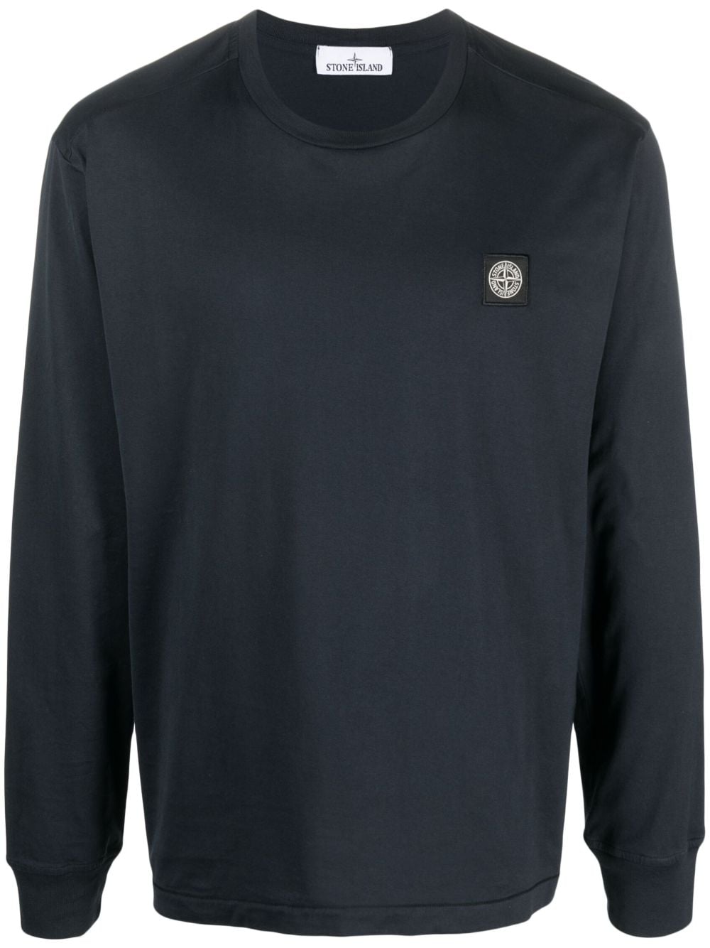 Stone Island Sweatshirt mit Kompass-Patch - Blau von Stone Island