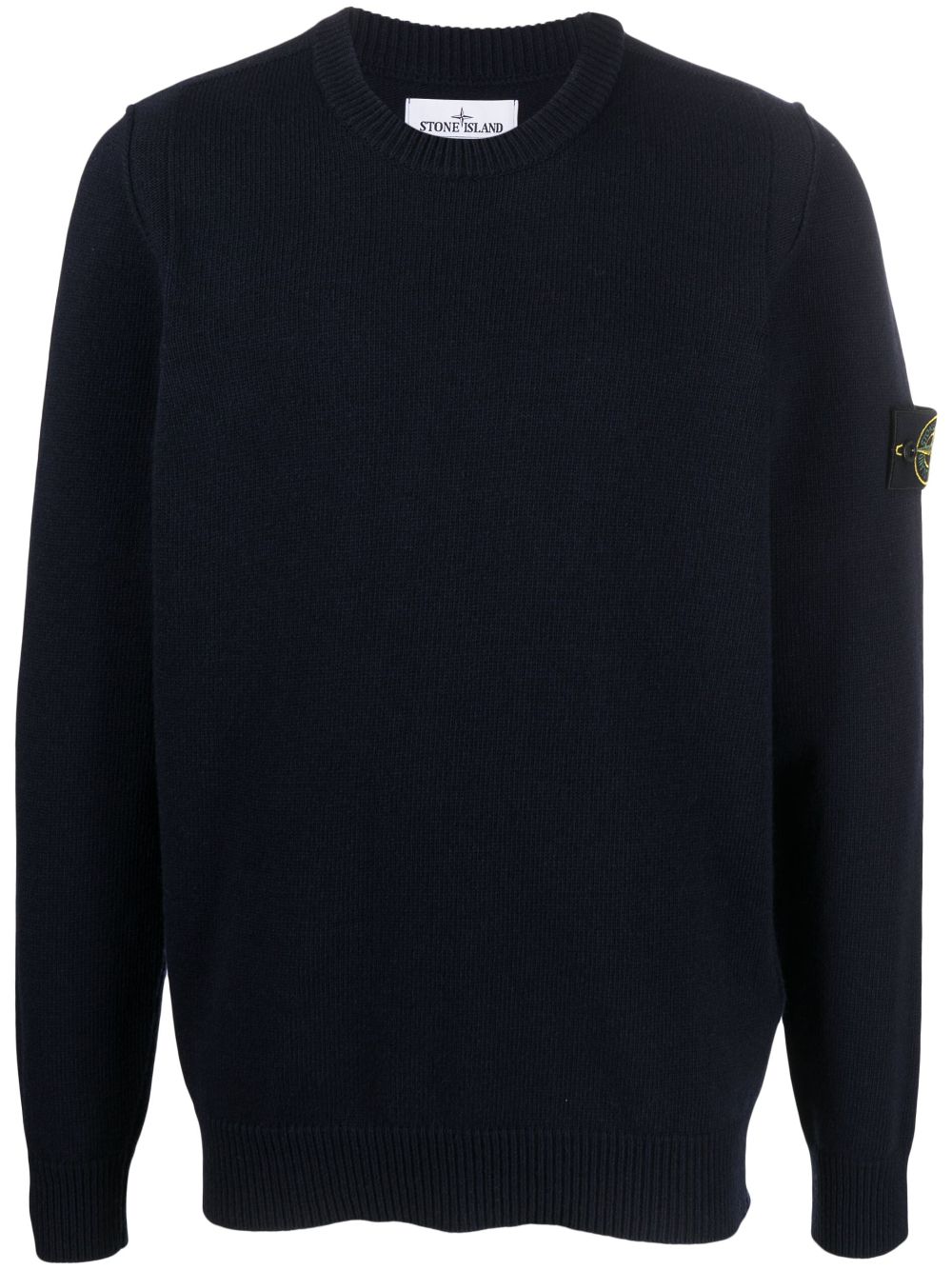 Stone Island Pullover mit Kompass-Patch - Blau von Stone Island