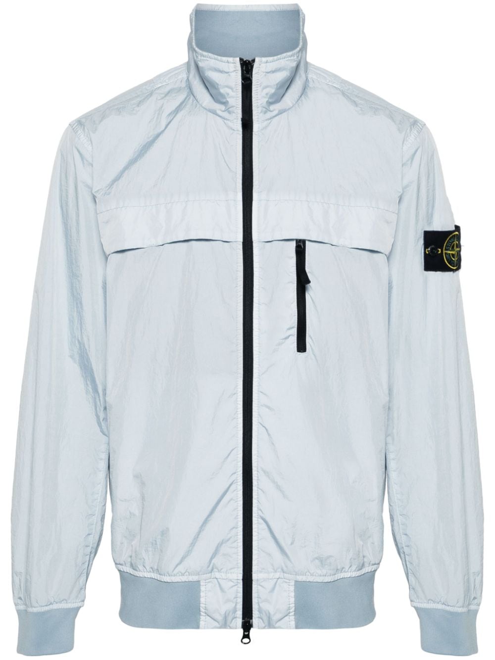 Stone Island Leichter Windbreaker mit Kompass-Patch - Blau von Stone Island