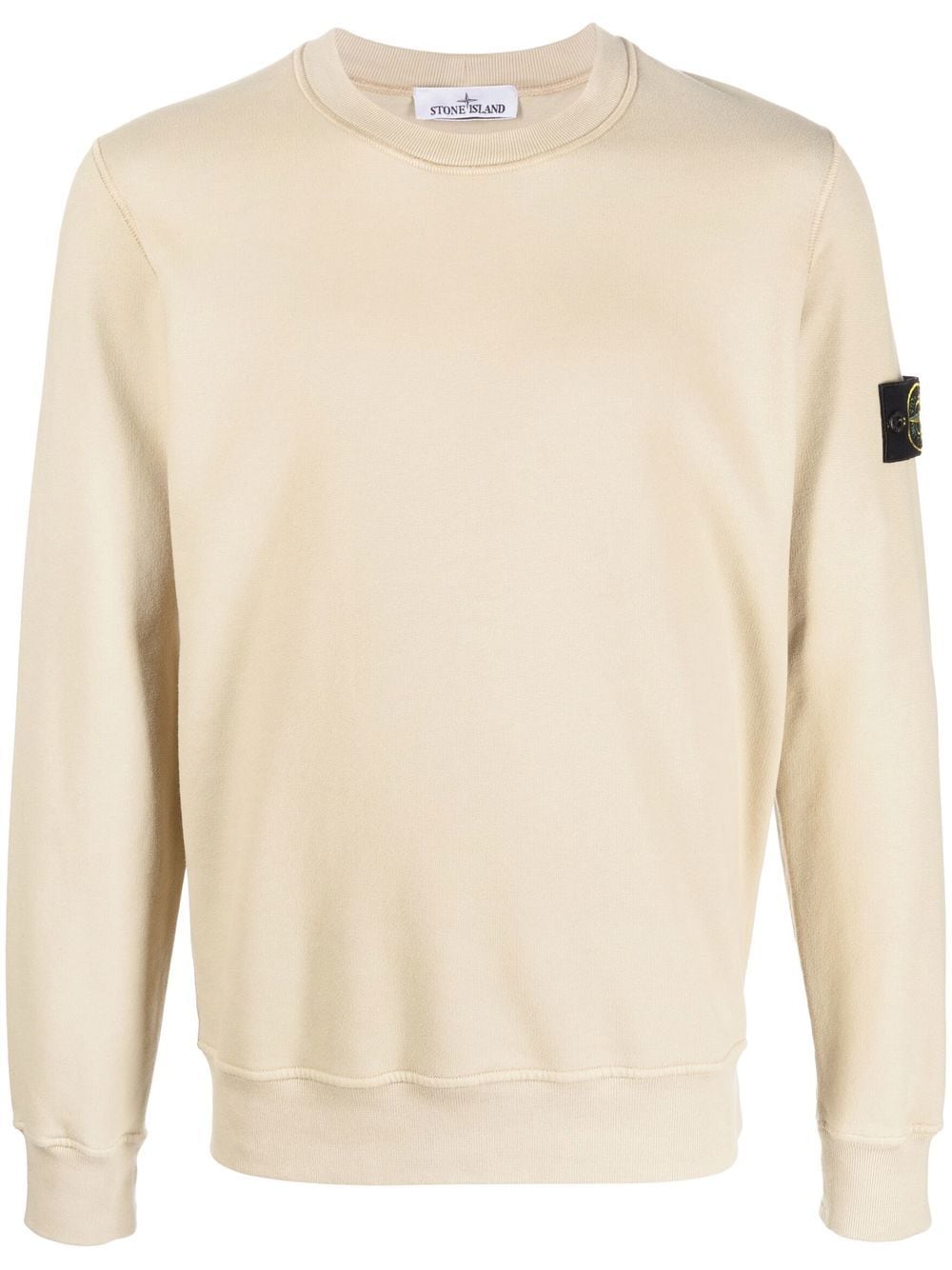 Stone Island Sweatshirt mit Kompass-Patch - Nude von Stone Island