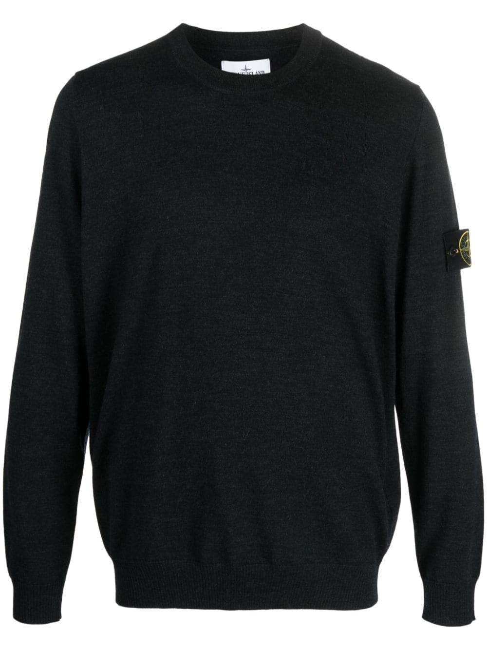 Stone Island Pullover mit Kompass-Patch - Grau von Stone Island