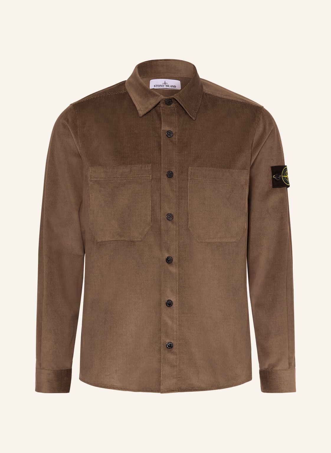 Stone Island Cord-Overjacket braun von Stone Island