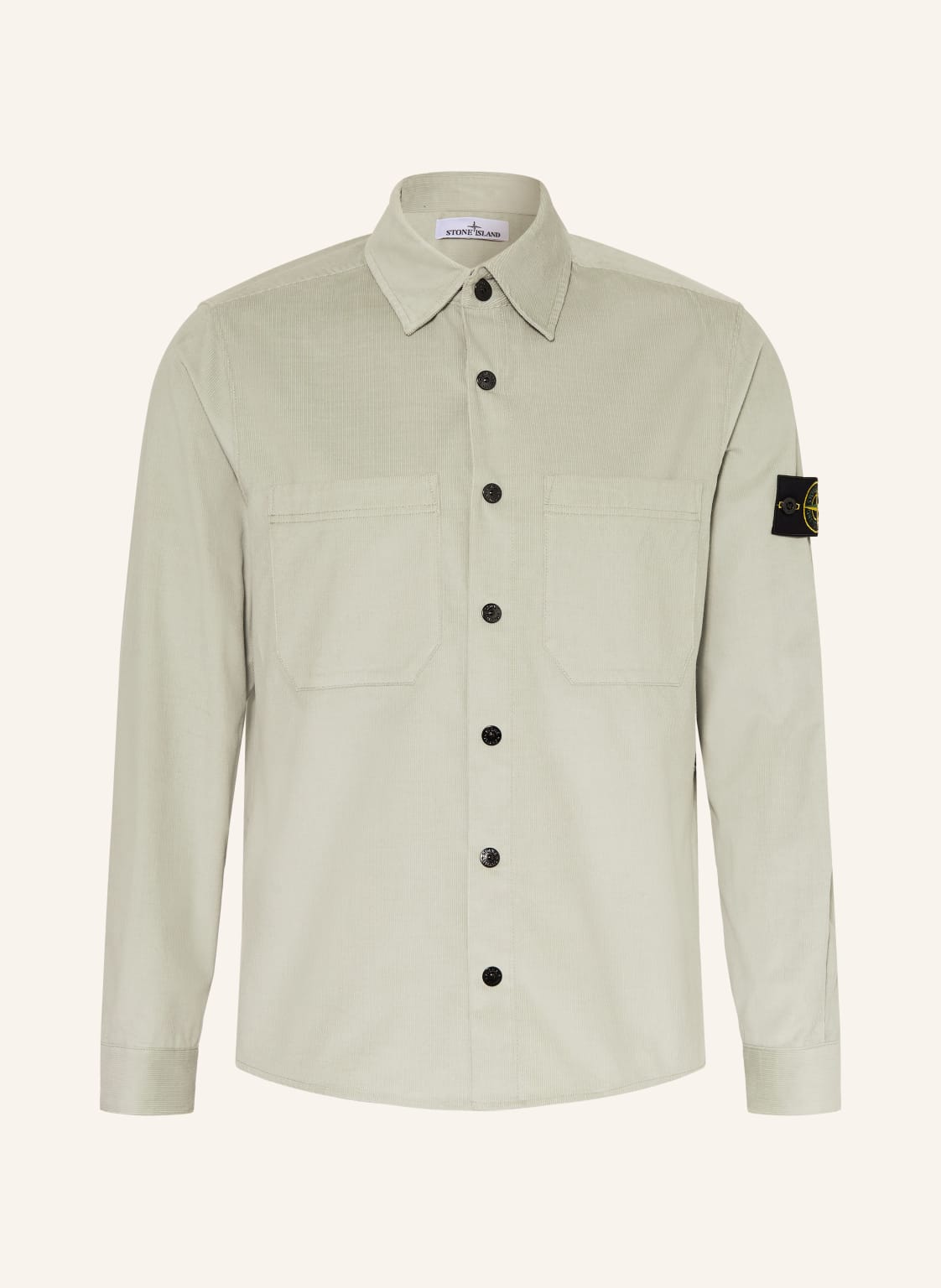 Stone Island Cord-Overjacket gruen von Stone Island