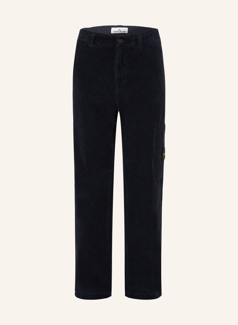 Stone Island Cordchino Tapered Fit blau von Stone Island