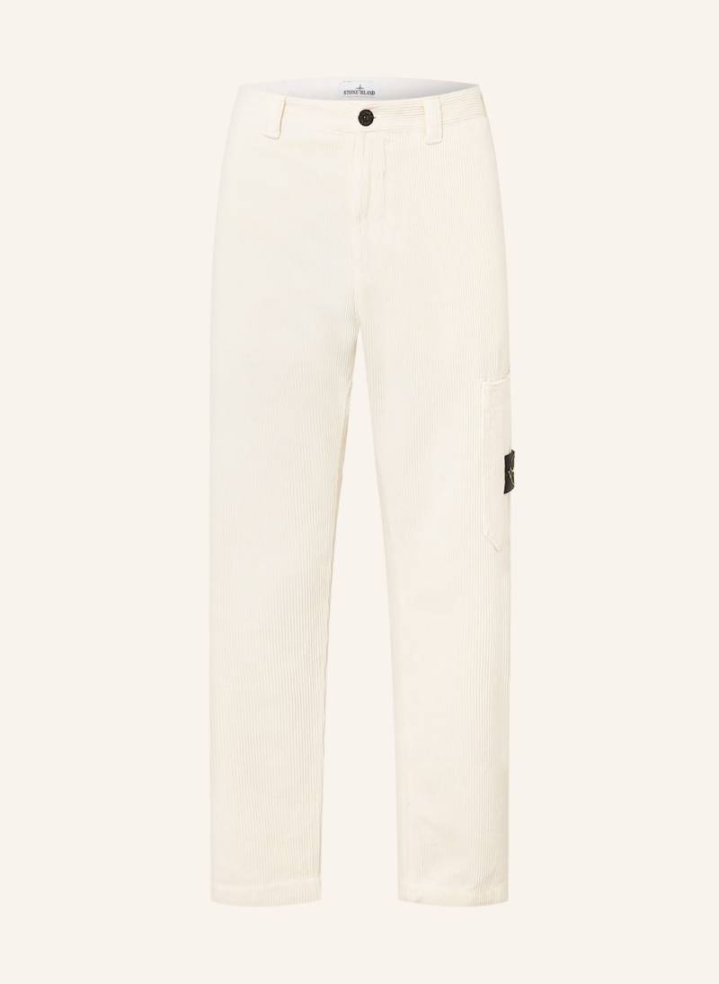 Stone Island Cordchino Tapered Fit weiss von Stone Island