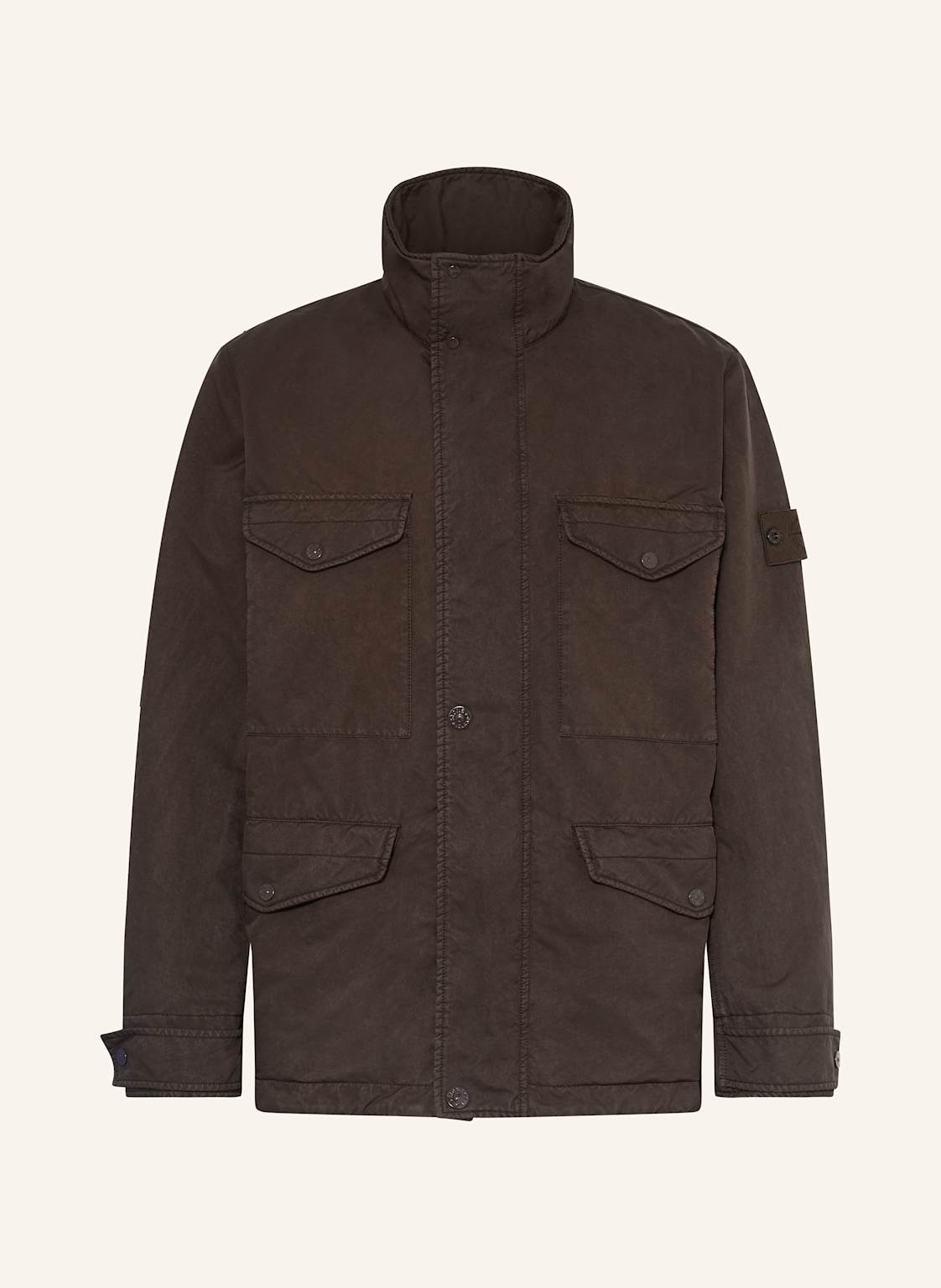 Stone Island Fieldjacket Ghost braun von Stone Island