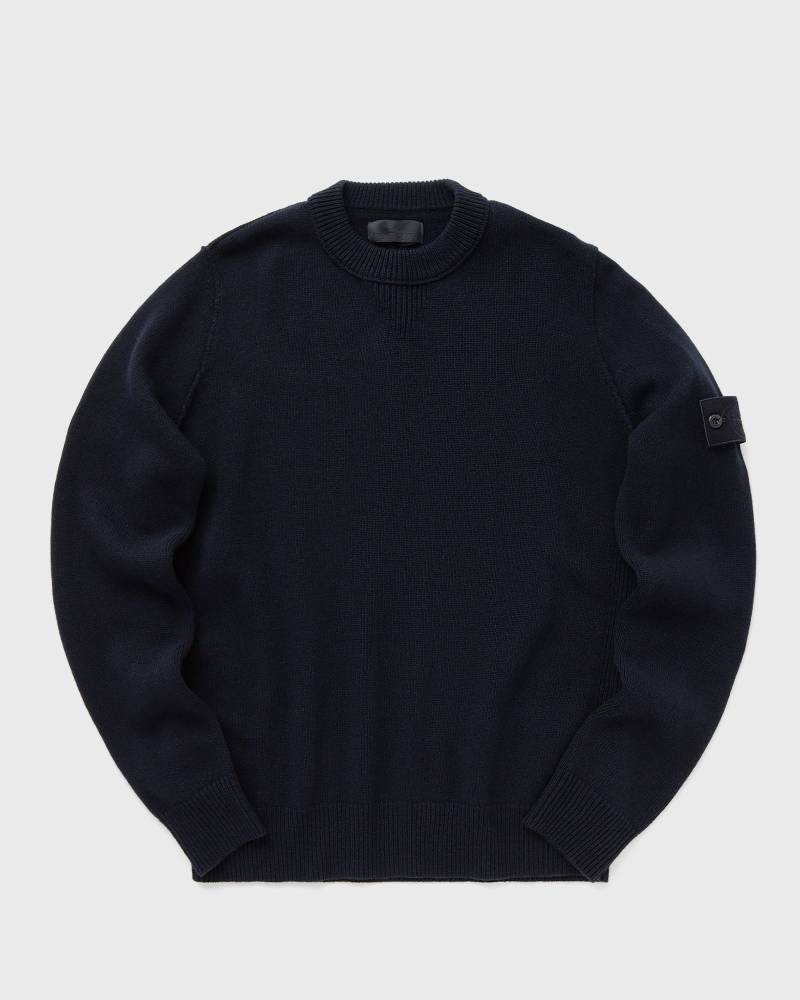 Stone Island GHOST GEELONG RWS WOOL CREWNECK JUMPER men Pullovers blue in Größe:XL von Stone Island