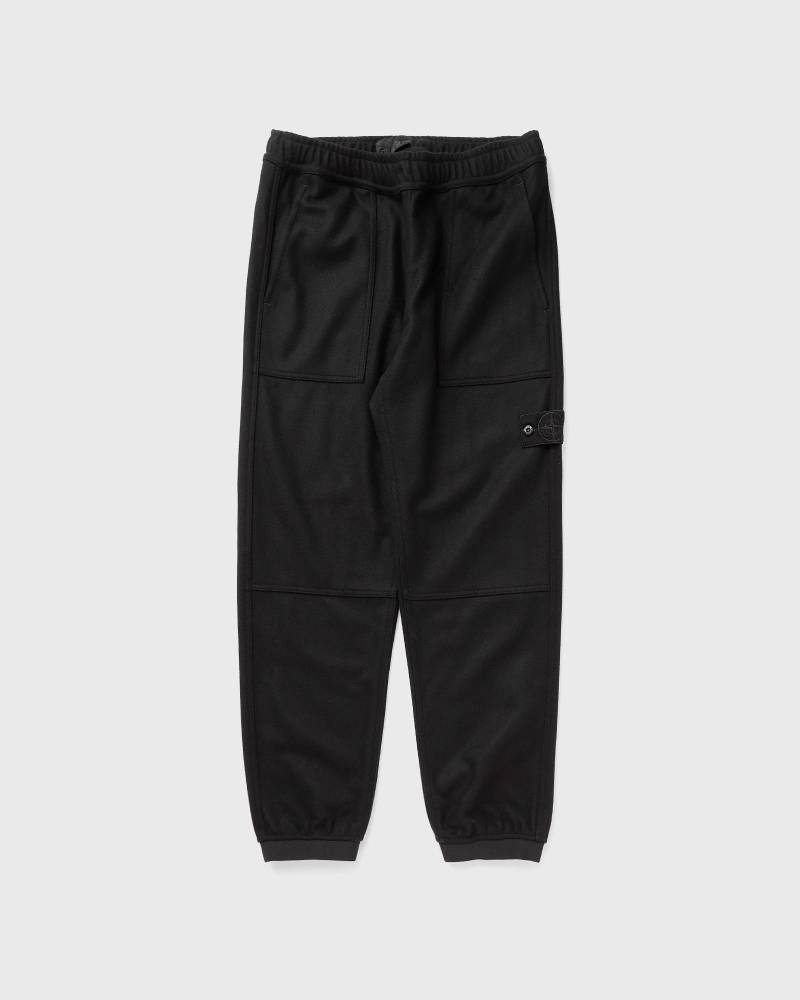 Stone Island GHOST WOOL NYLON FLANNEL JOGGER TROUSERS men Casual Pants black in Größe:M von Stone Island