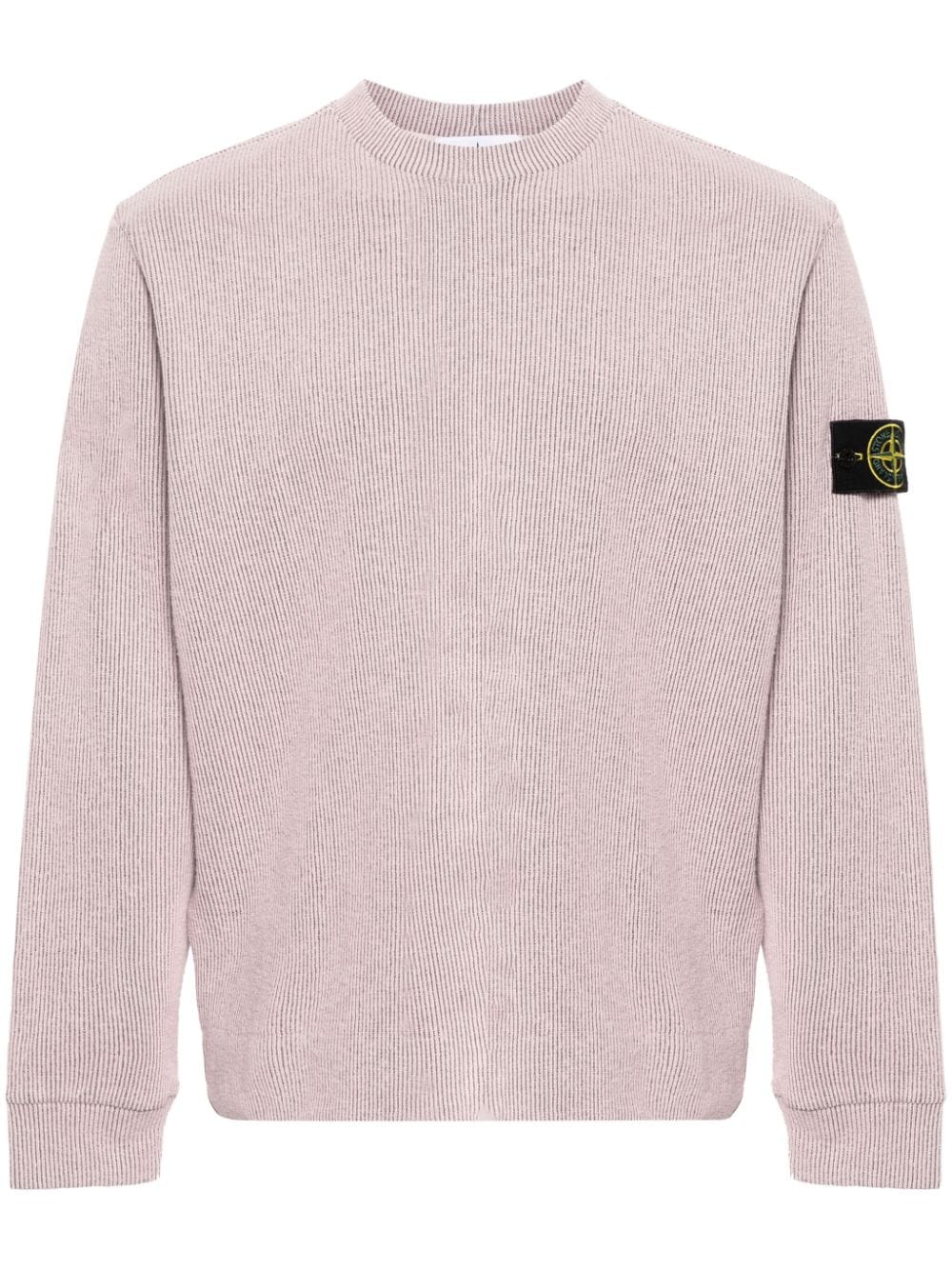 Stone Island Gerippter Pullover - Rosa von Stone Island