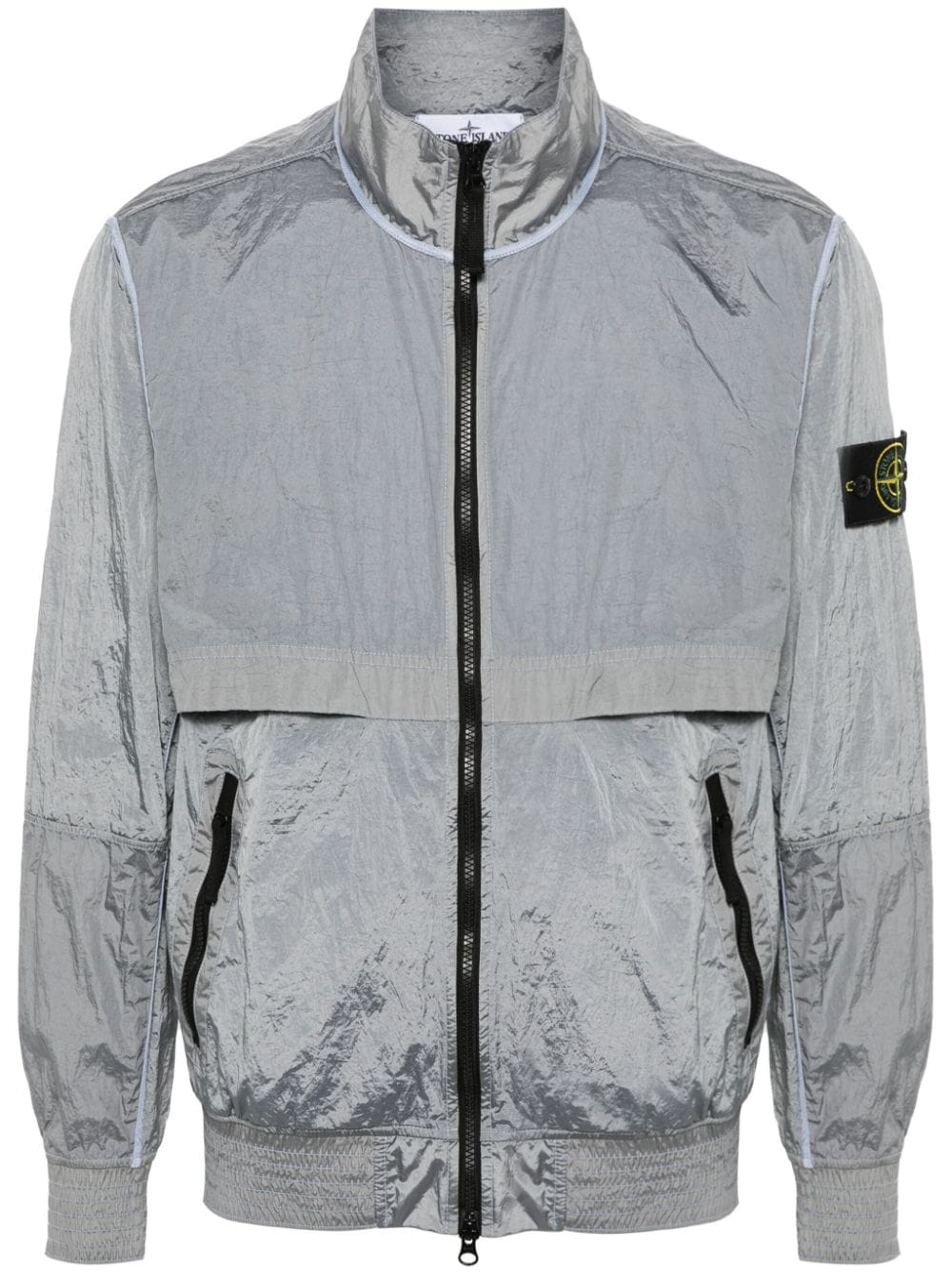 Stone Island Jacke mit Kompass-Patch - Blau von Stone Island