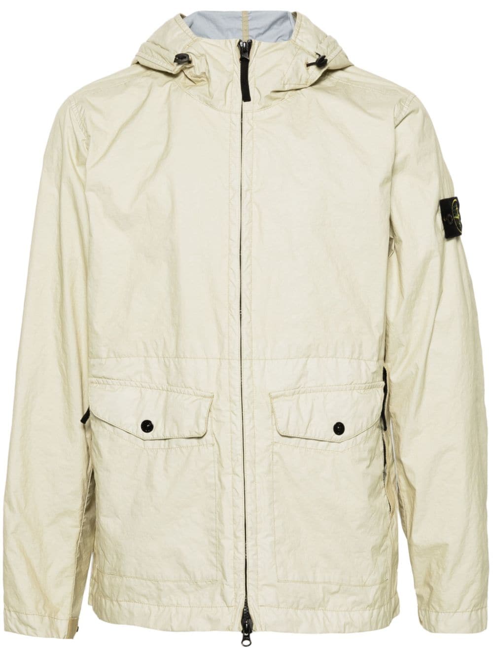 Stone Island Jacke mit Kompass-Patch - Nude von Stone Island