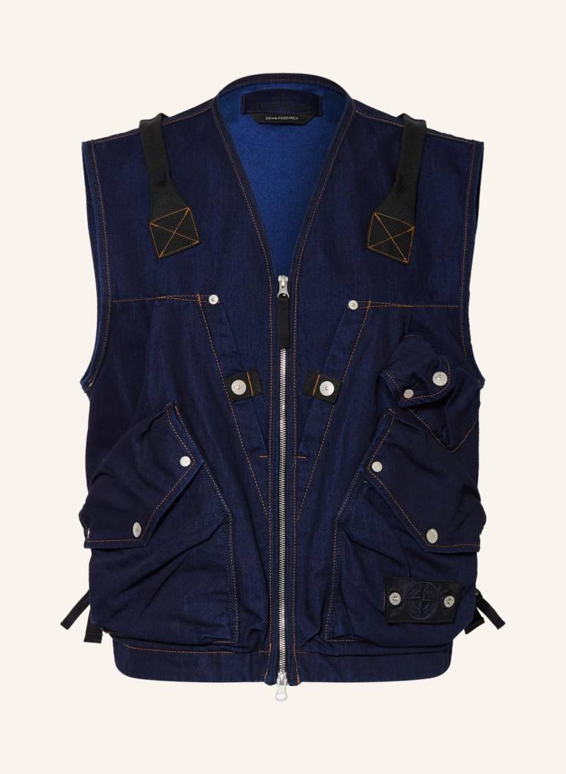 Stone Island Jeansweste Denim Project blau von Stone Island