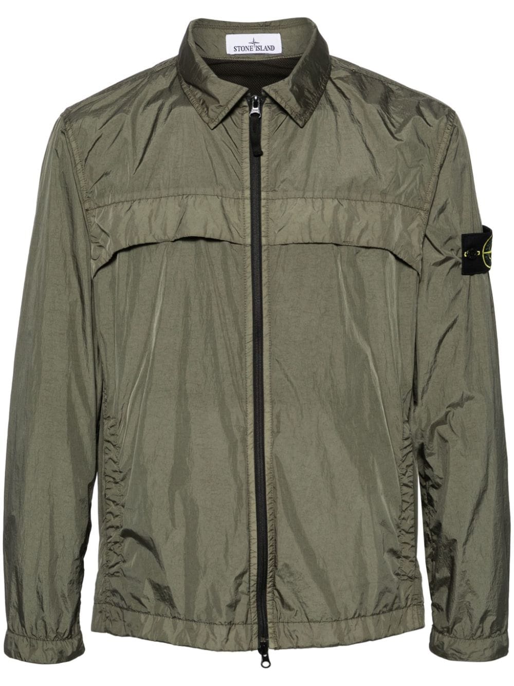 Stone Island Leichte Jacke mit Kompass-Patch - Grün von Stone Island