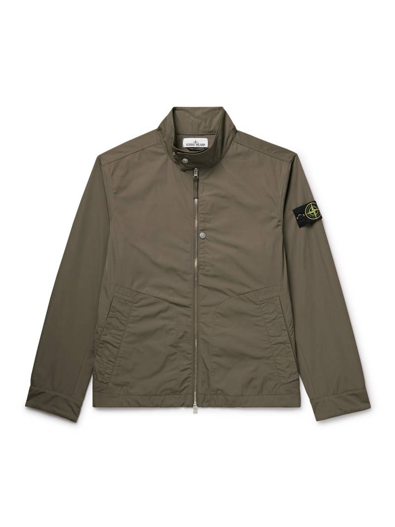 Stone Island - Logo-Appliquéd Micro Twill Jacket - Men - Green - S von Stone Island