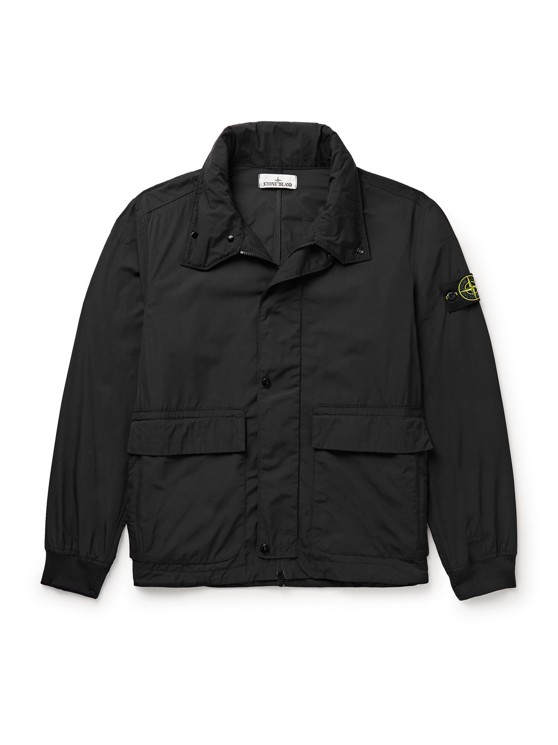 Stone Island - Logo-Appliquéd Twill Jacket - Men - Black - M von Stone Island