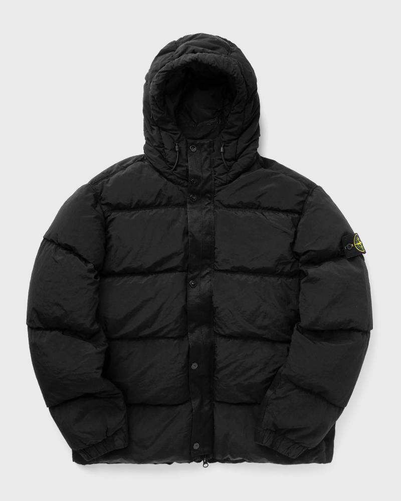 Stone Island NYLON METAL IN ECONYL HOODED DOWN JACKET men Down & Puffer Jackets black in Größe:XXL von Stone Island