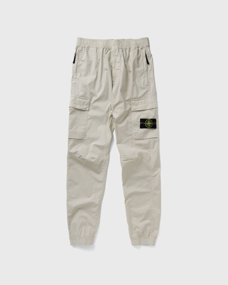 Stone Island STRETCH COTTON TELA 'PARACADUTE' CARGO TROUSERS men Cargo Pants beige in Größe:M von Stone Island