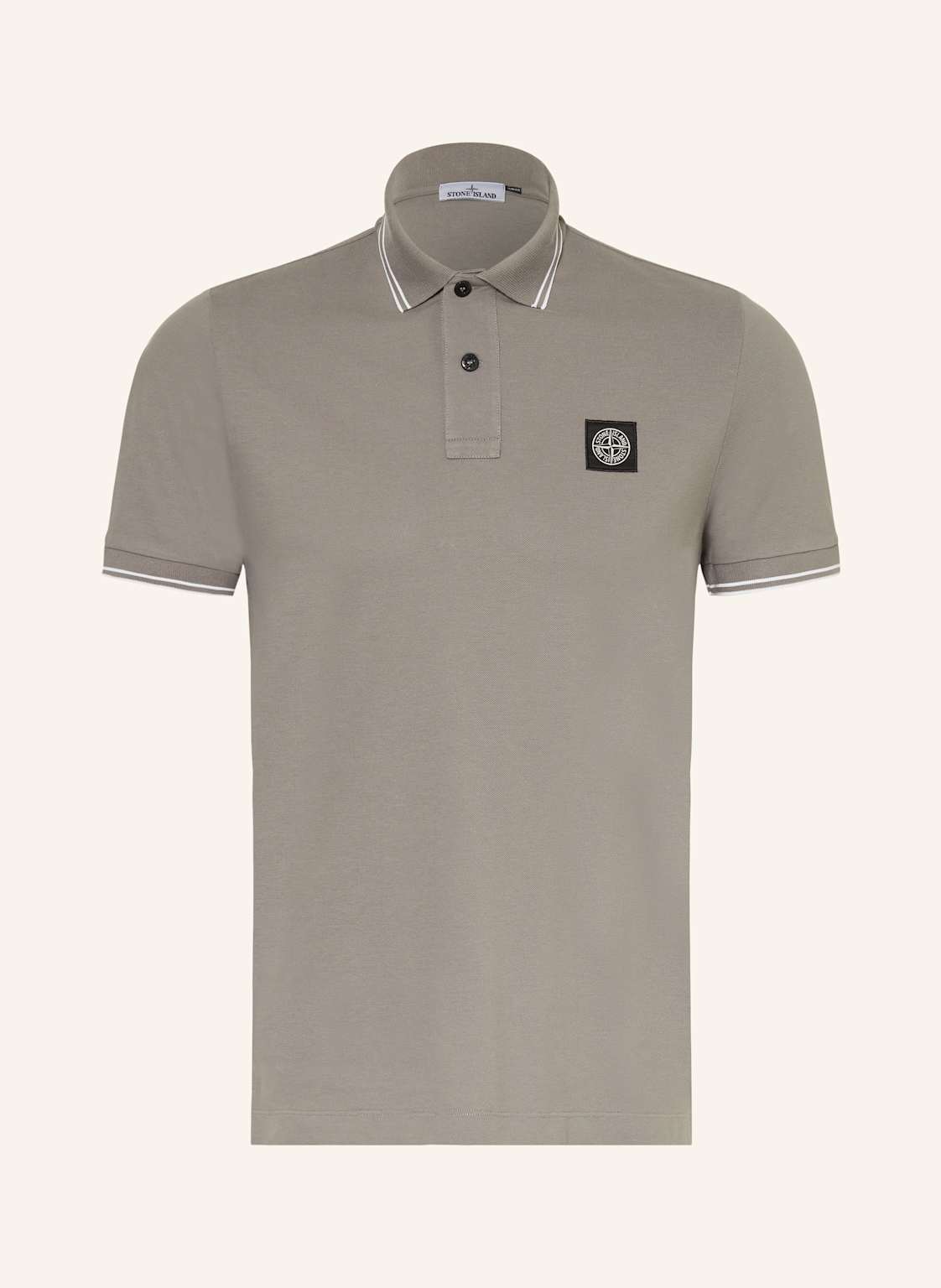 Stone Island Piqué-Poloshirt grau Stone Island Piqué-Poloshirt grau von Stone Island