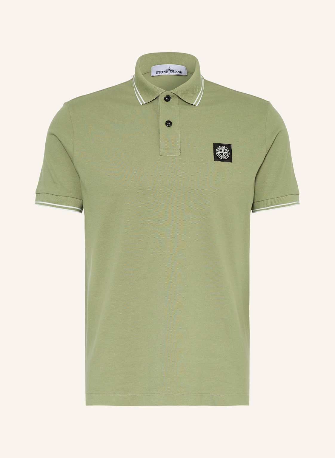 Stone Island Piqué-Poloshirt gruen Stone Island Piqué-Poloshirt gruen von Stone Island