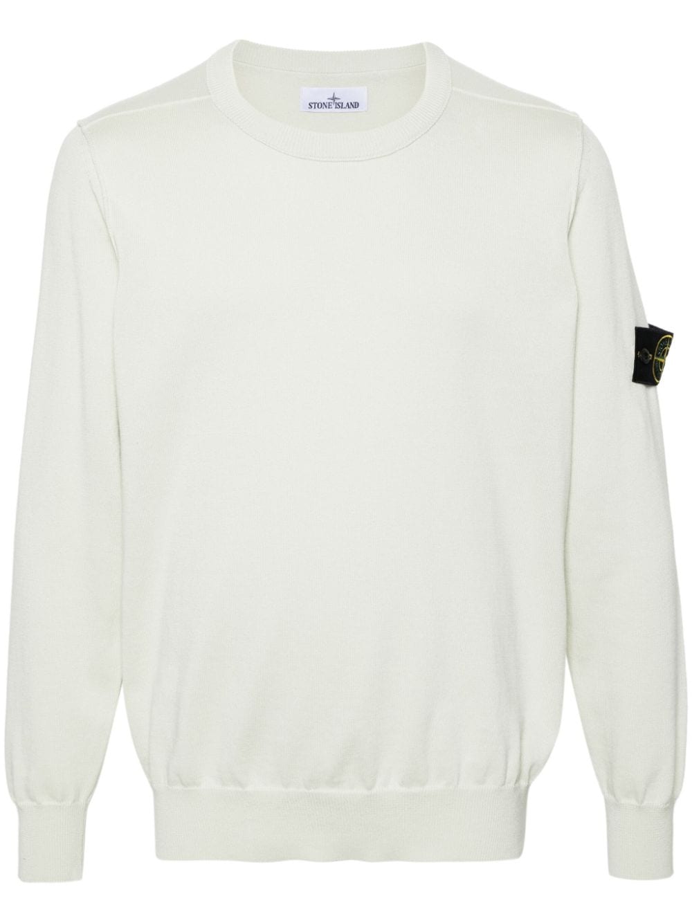 Stone Island Pullover mit Kompass-Patch - Grün von Stone Island