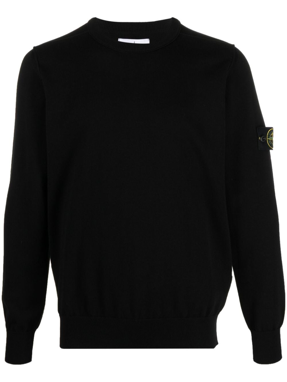 Stone Island Pullover mit Kompass-Patch - Schwarz von Stone Island