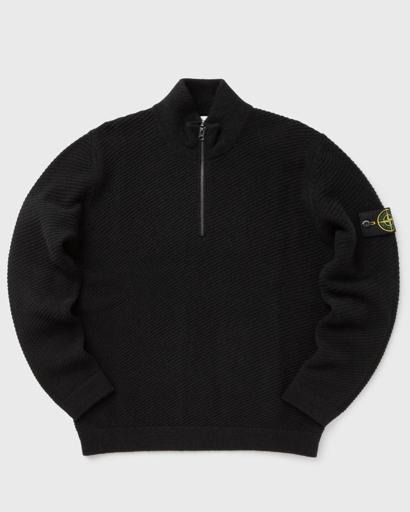 Stone Island RWS GEELONG WOOL HALF ZIP SWEATER men Pullovers black in Größe:XXL von Stone Island
