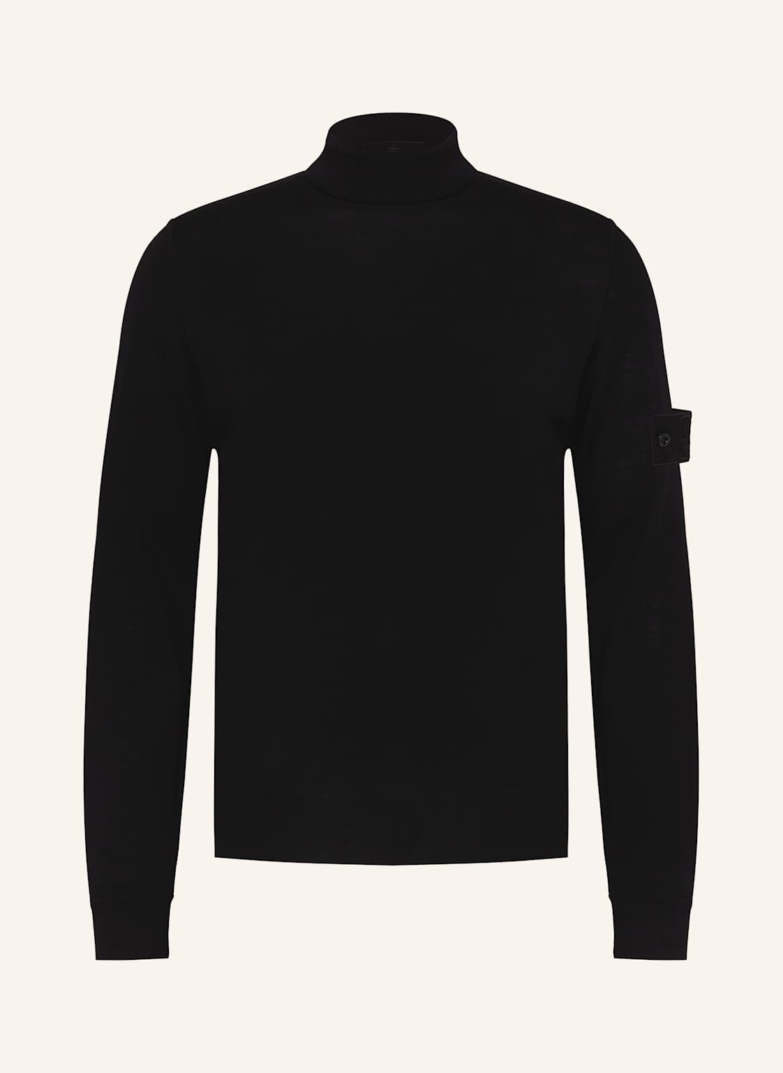 Stone Island Rolkragenpullover Ghost schwarz von Stone Island