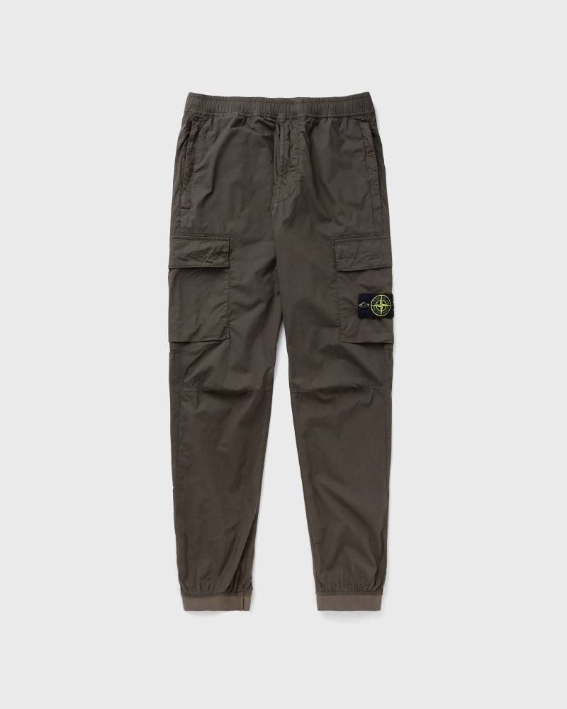 Stone Island STRETCH COTTON TELA 'PARACADUTE' CARGO TROUSERS men Cargo Pants green in Größe:M von Stone Island