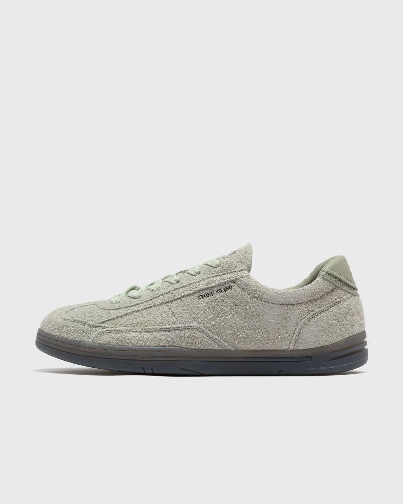 Stone Island SUEDE LEATHER LACE-UP SNEAKER men Lowtop grey in Größe:42 von Stone Island
