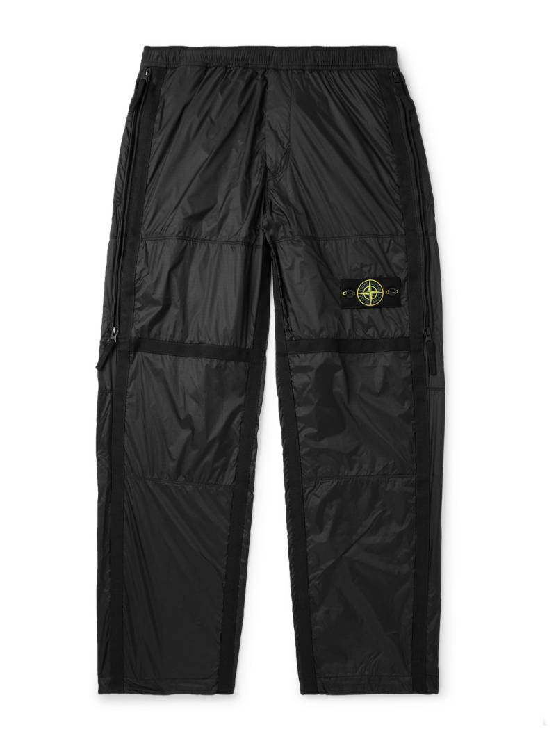 Stone Island - Straight-Leg Logo-Appliquéd Webbing-Trimmed CORDURA® Nylon-Ripstop Track Pants - Men - Gray - UK/US 36 von Stone Island