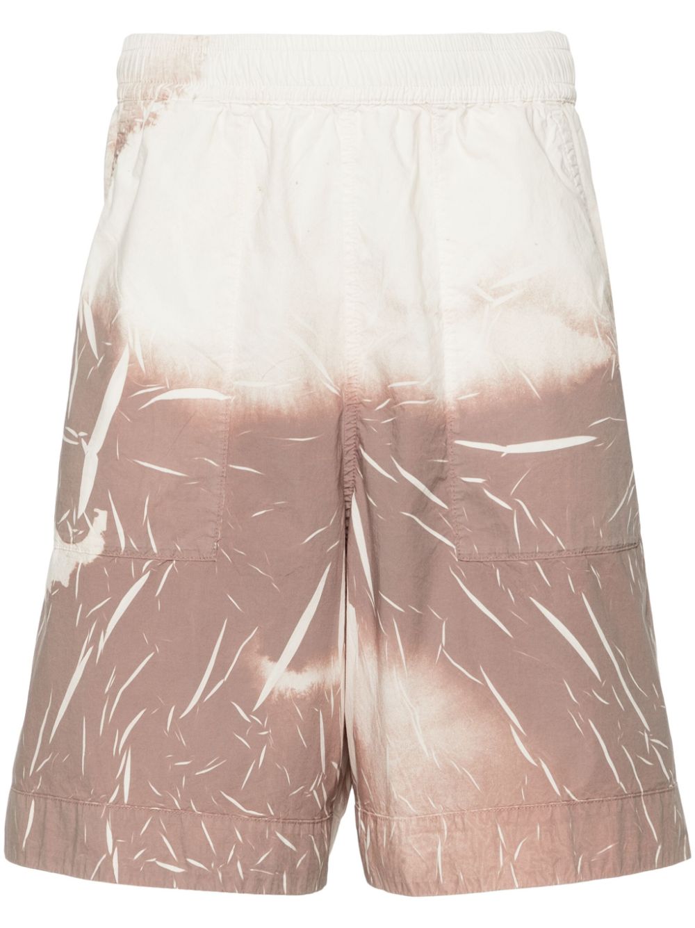 Stone Island Stretchbund-Shorts mit abstraktem Print - Nude von Stone Island