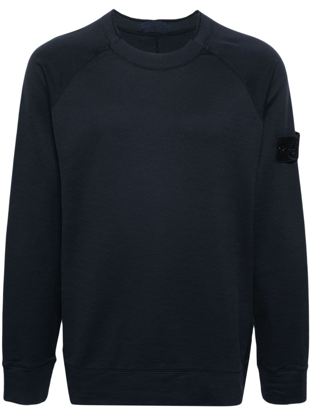 Stone Island Sweatshirt mit Kompass-Patch - Blau von Stone Island