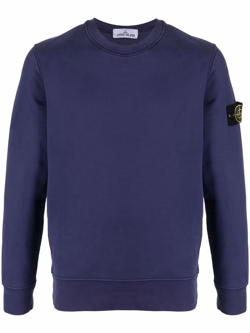 Stone Island Sweatshirt mit Kompass-Patch - Violett von Stone Island