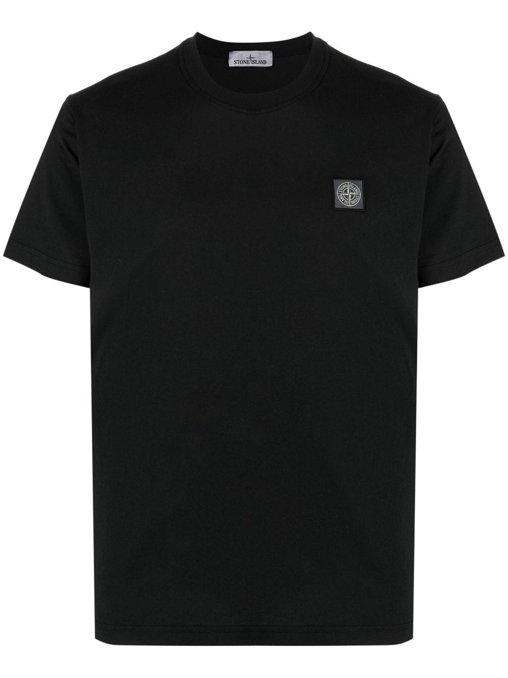 Stone Island T-Shirt mit Kompass-Patch - Schwarz von Stone Island